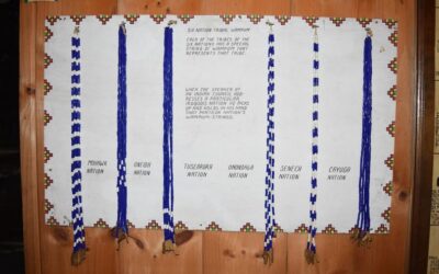 Traditional wampum strings