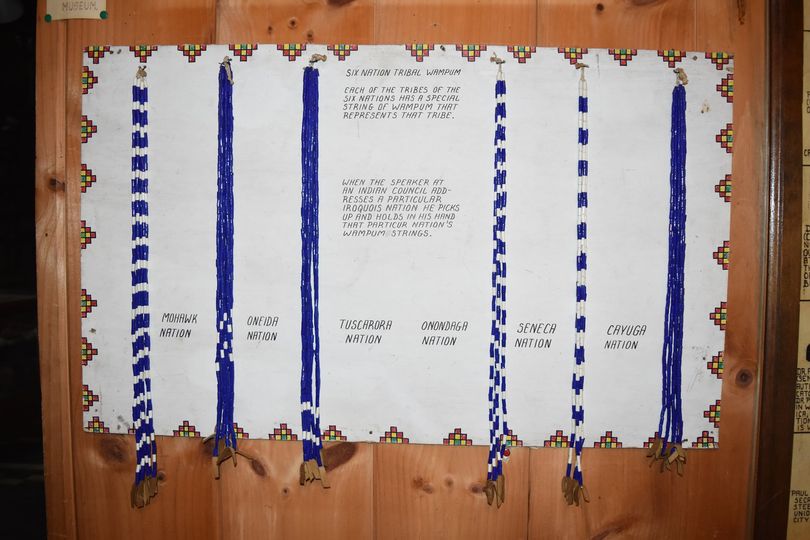 Traditional wampum strings